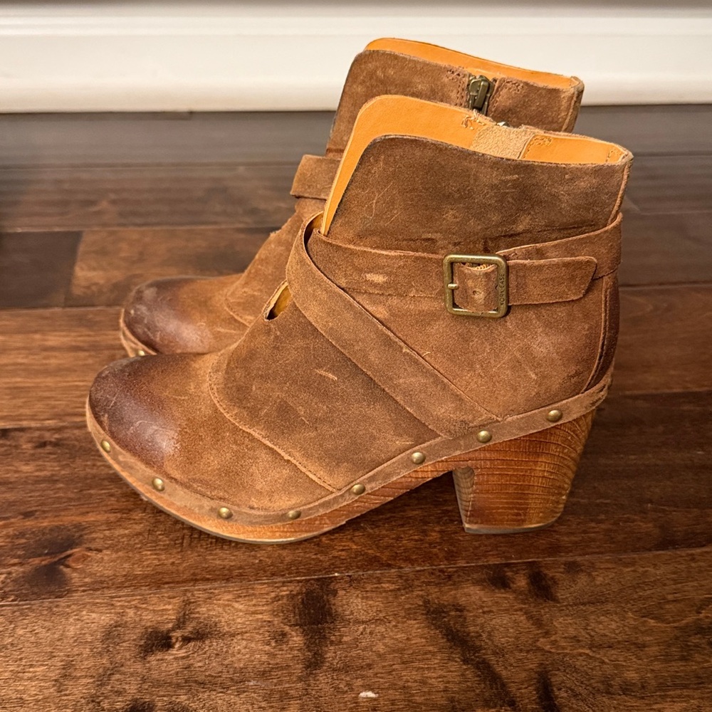 Kork-Ease Razzoli Nail Head Platform Boot Clog 7
